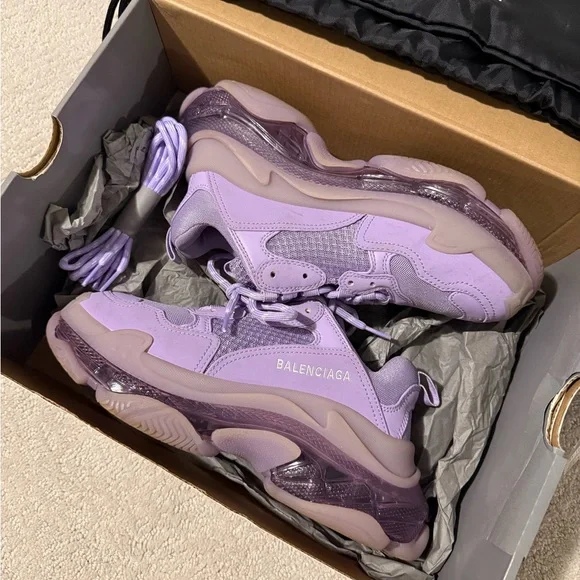 Balenciaga Light Lilac Sneakers - Picture 2 of 4